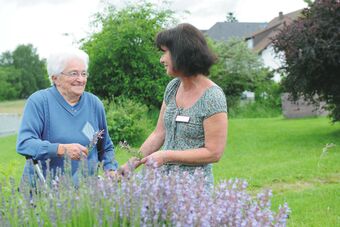 Sinnesgarten für Menschen mit Demenz  Wohnpark Katharina von Bora Neunkirchen