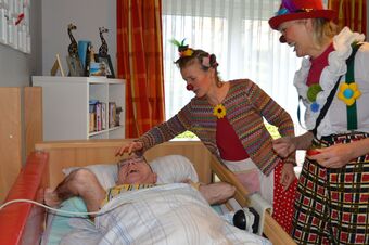 Clownvisite - Lachen als Therapie