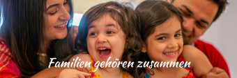 Familien gehören zusammen