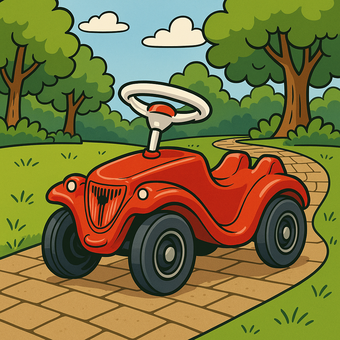Bobbycar-Parcours